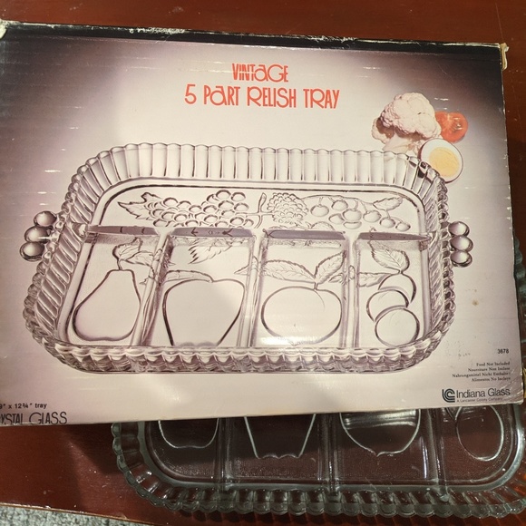 Vintage in Original Box 5 part Serving Tray - Picture 5 of 5